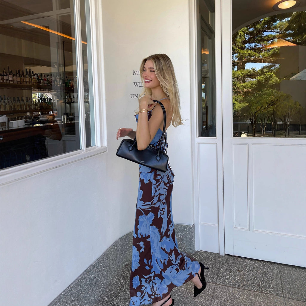 New Stylish Sleeveless Slip Dress With A Chic Print