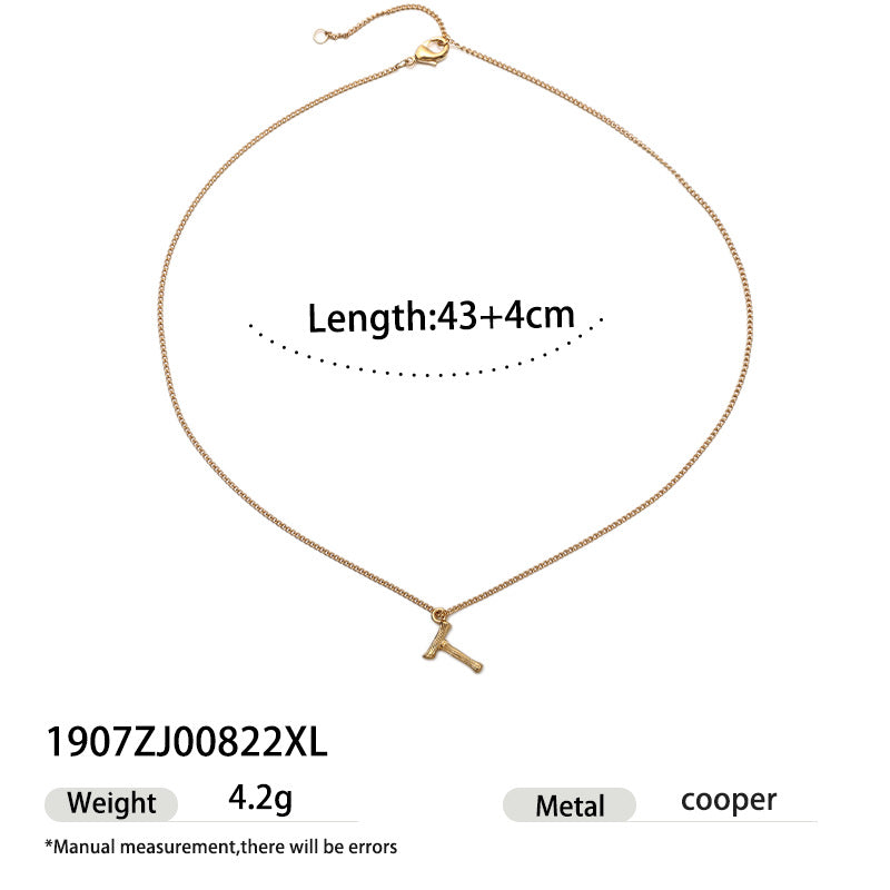 Gold Micro Inlaid Sand Gold Antique Gold Pendant Necklace