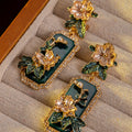 Medieval Court Style Retro Temperament Long Earrings