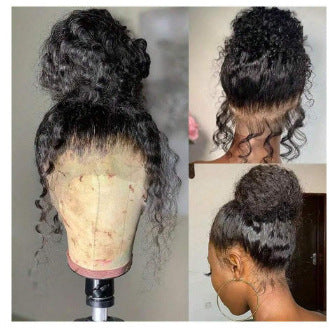 European And American Ladies Front Lace Synthetic Wigs